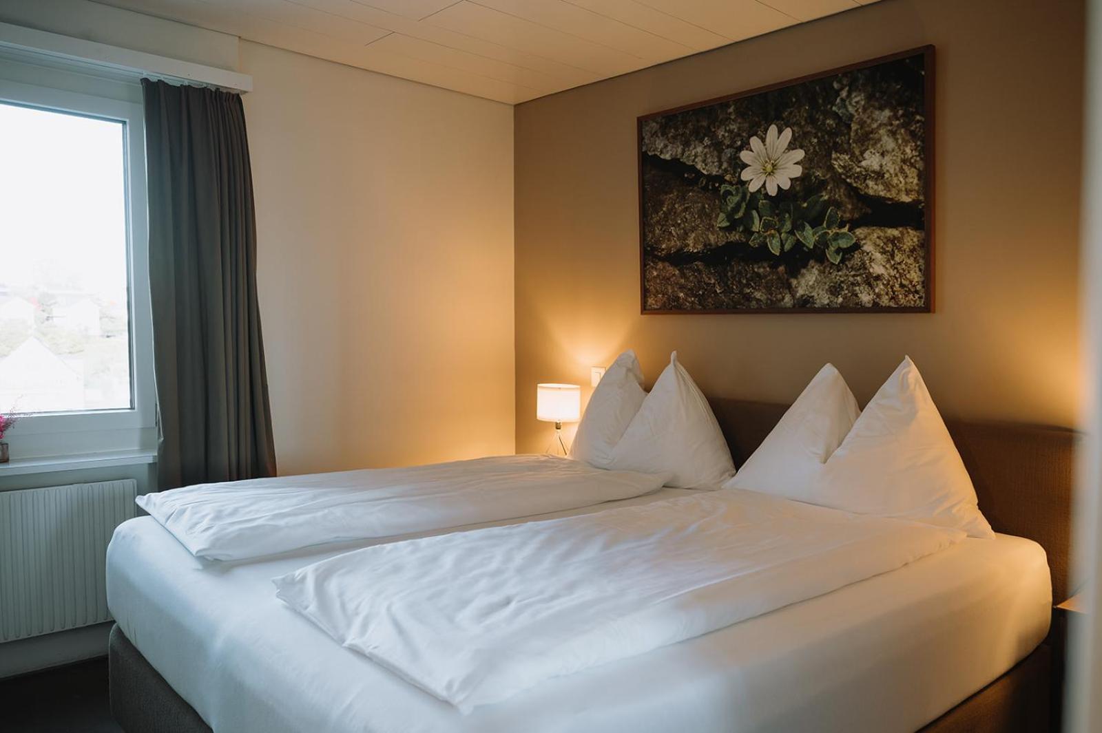 Doppelzimmer mit Dorfblick
